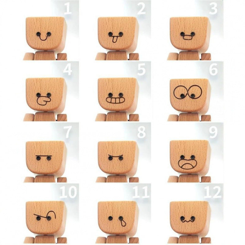 WiggleBuddy Wooden Figure